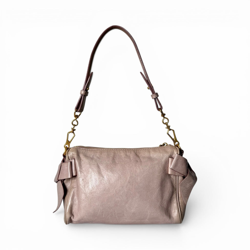 Miu Miu Pink Bow Shoulder Bag