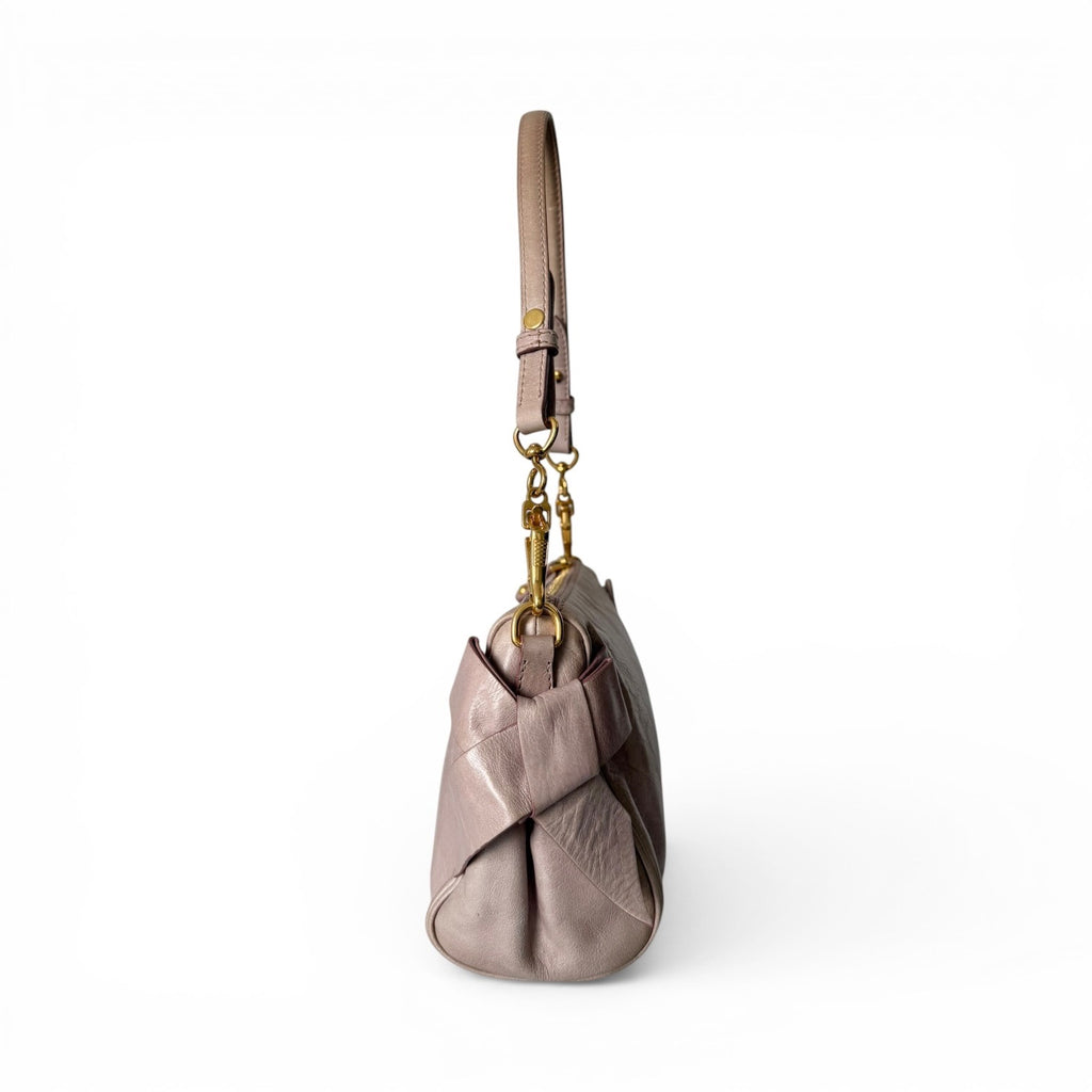 Miu Miu Pink Bow Shoulder Bag