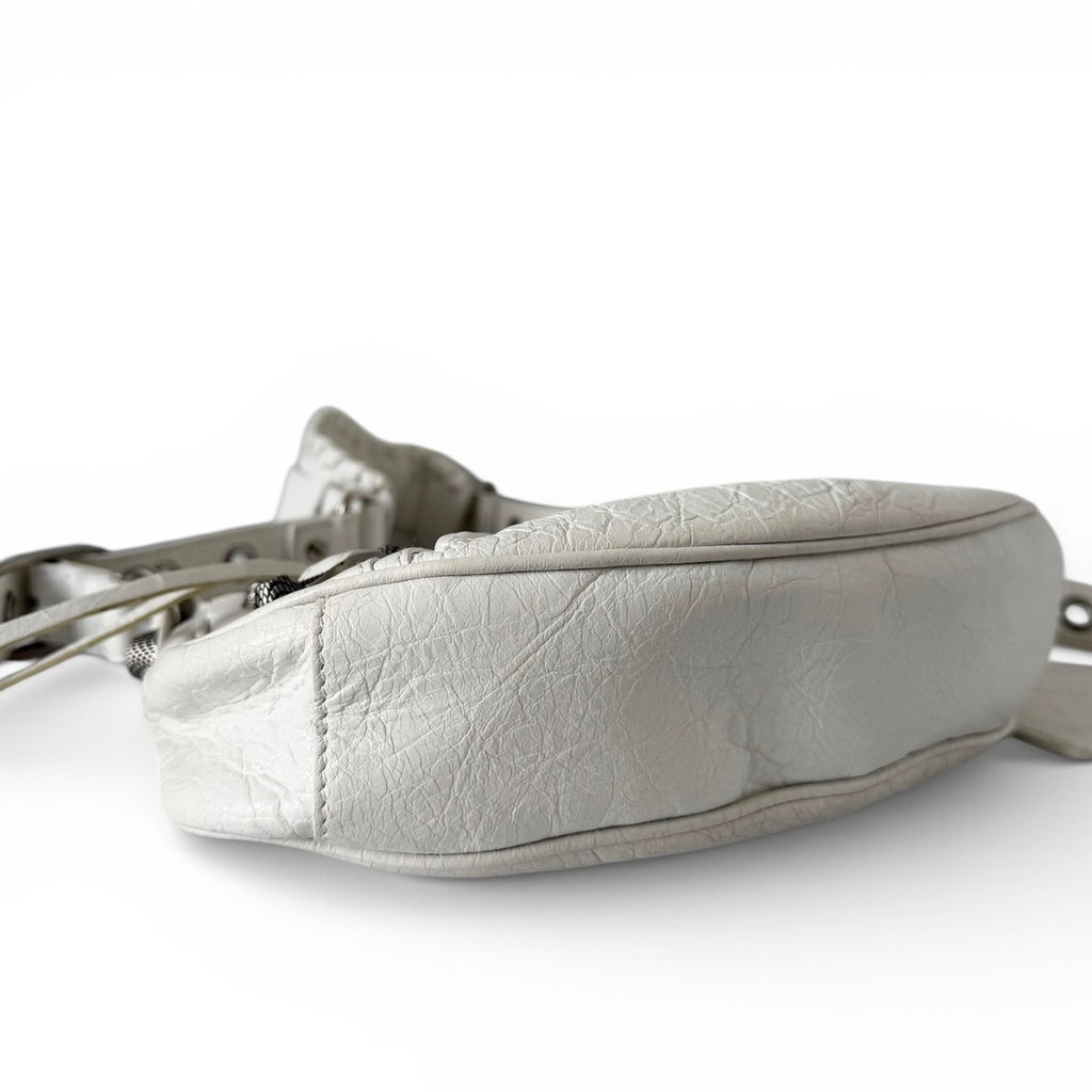 Balenciaga Le Cagole Shoulder Bag XS in White