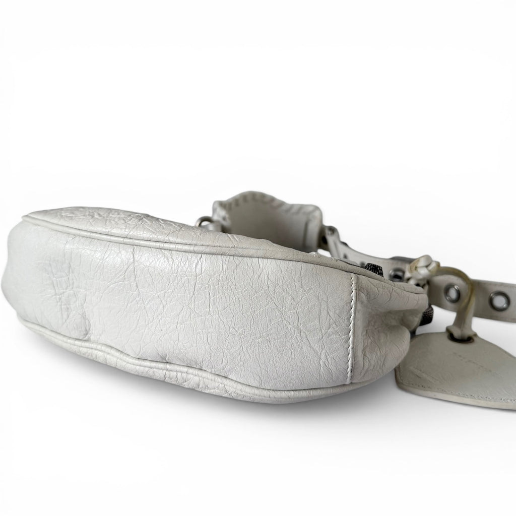Balenciaga Le Cagole Shoulder Bag XS in White