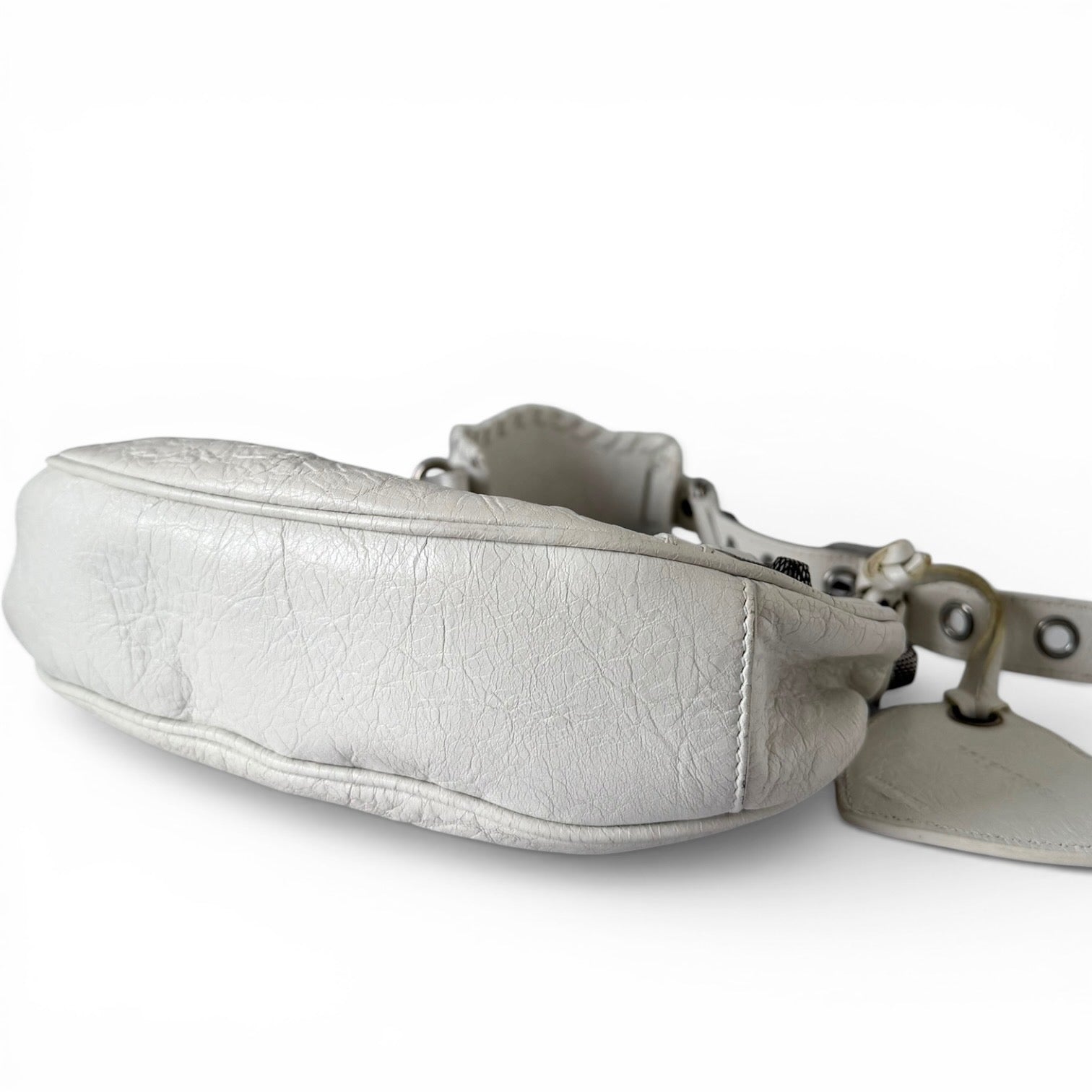 Balenciaga Le Cagole Shoulder Bag XS in White