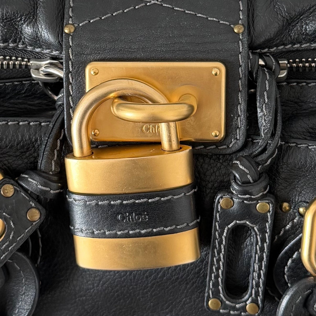 Chloé Black Paddington Bag