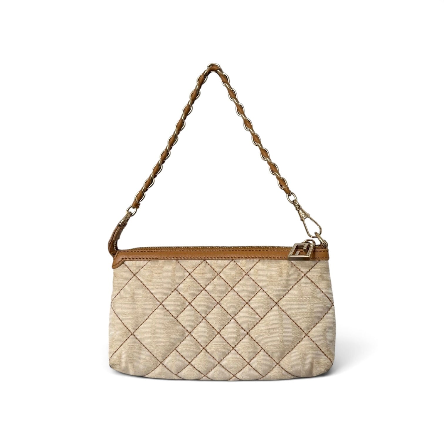 Fendi Quilted Chain Shoulder Bag