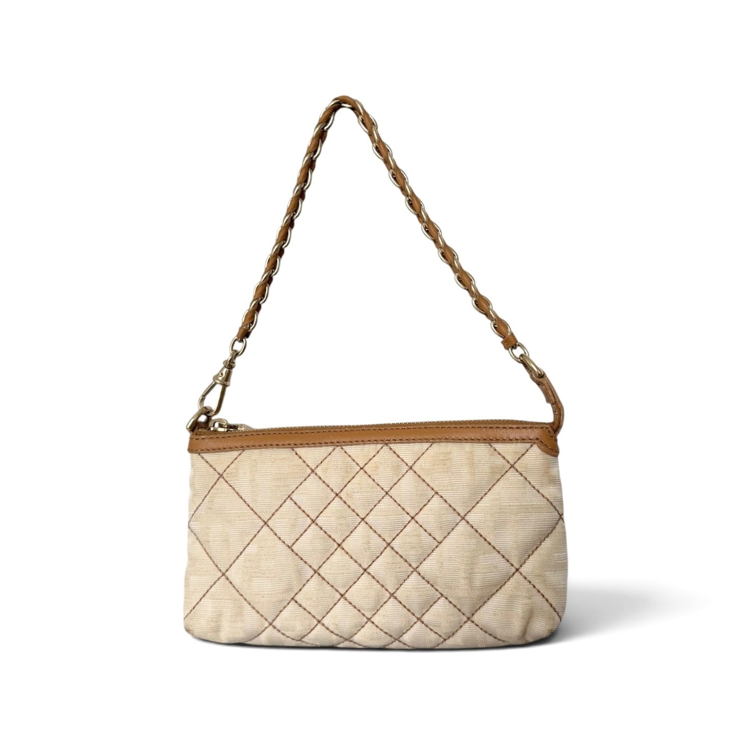 Fendi Quilted Chain Shoulder Bag