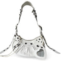 Balenciaga Le Cagole Shoulder Bag XS in White