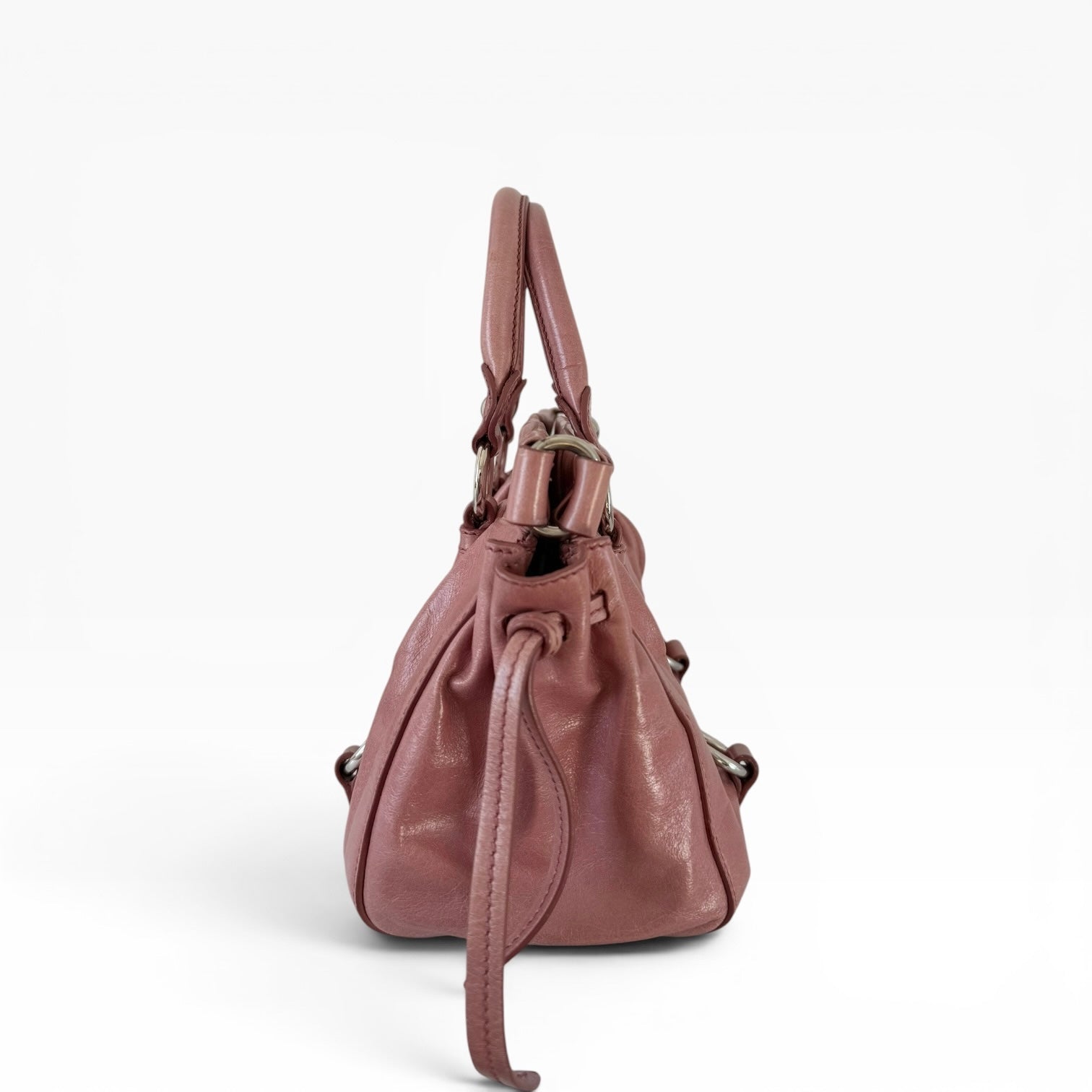 Miu Miu Pink Vitello Shoulder Bag