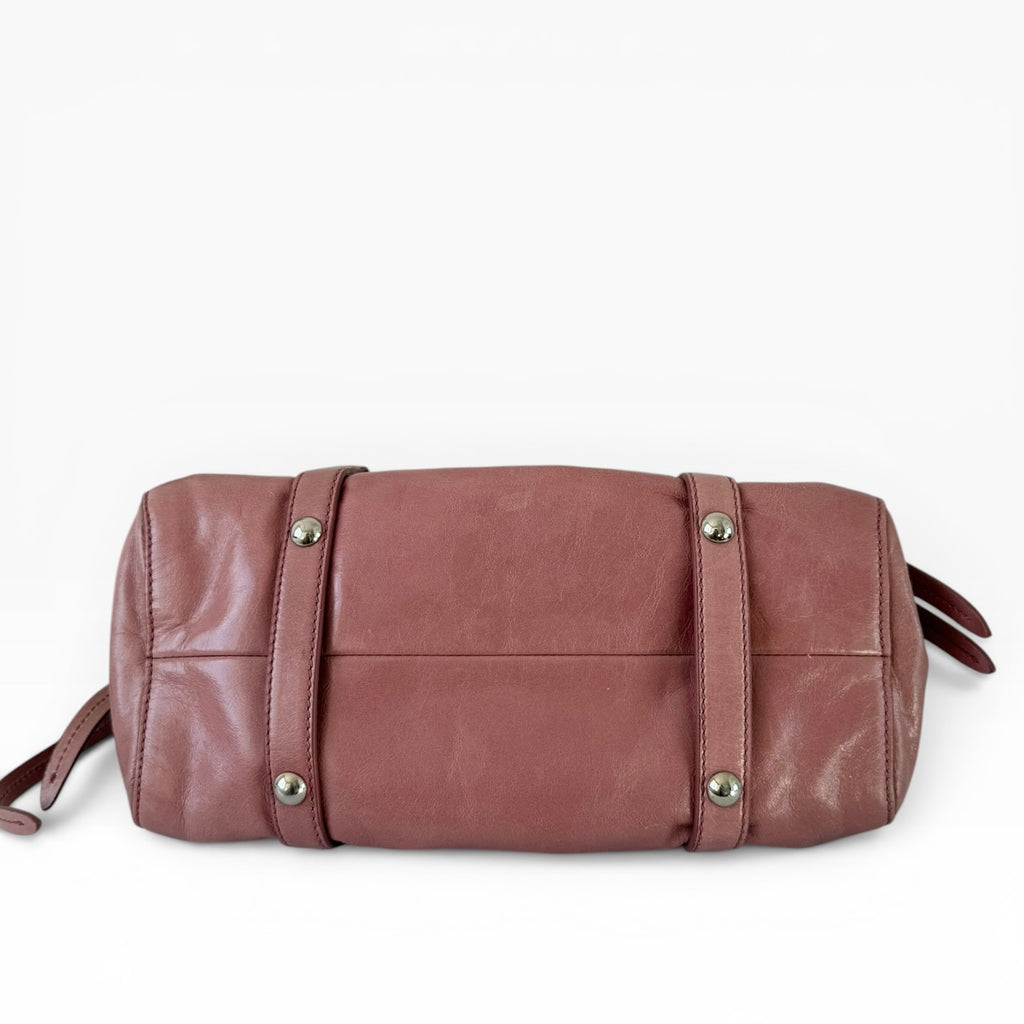 Miu Miu Pink Vitello Shoulder Bag