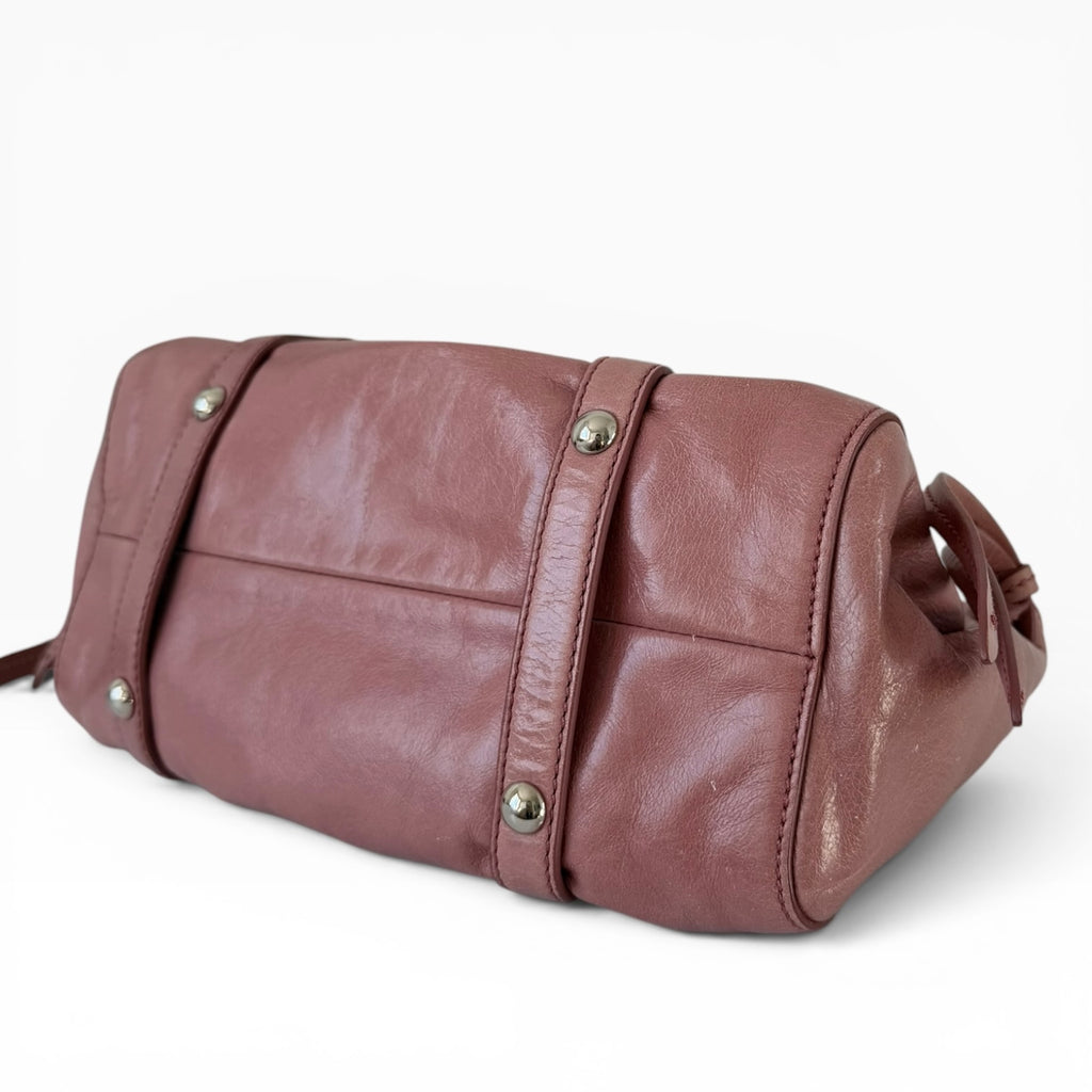 Miu Miu Pink Vitello Shoulder Bag