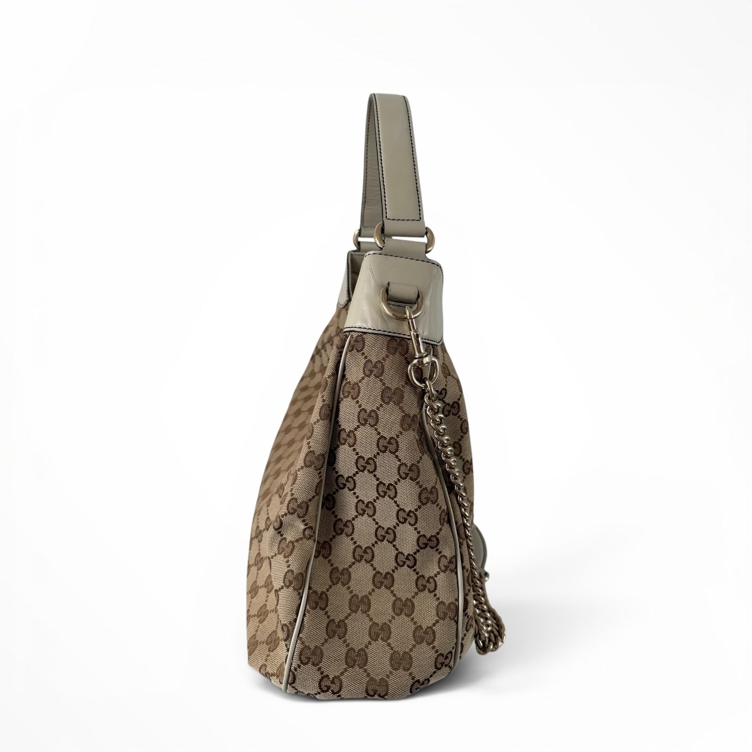 Gucci Medium GG Canvas Emily Hobo
