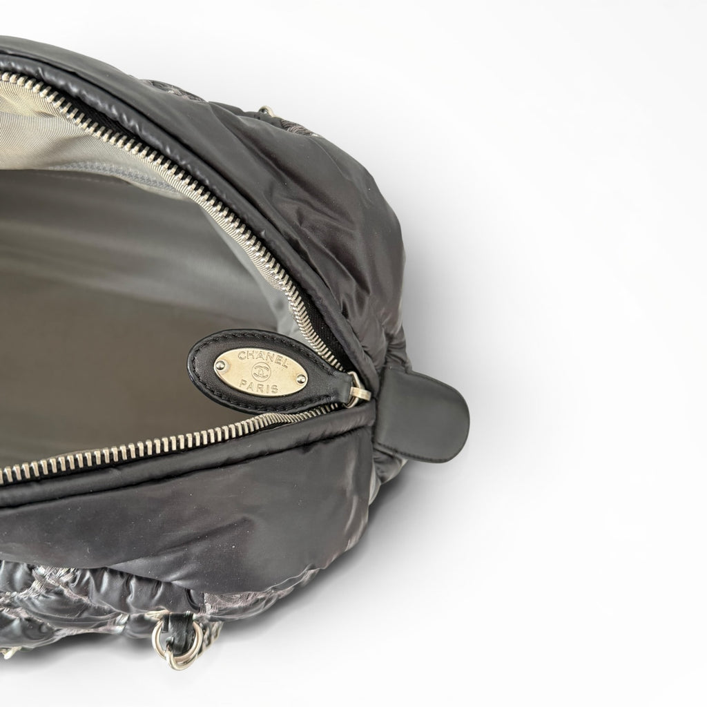 Chanel Tweed on Stitch Bowler Bag