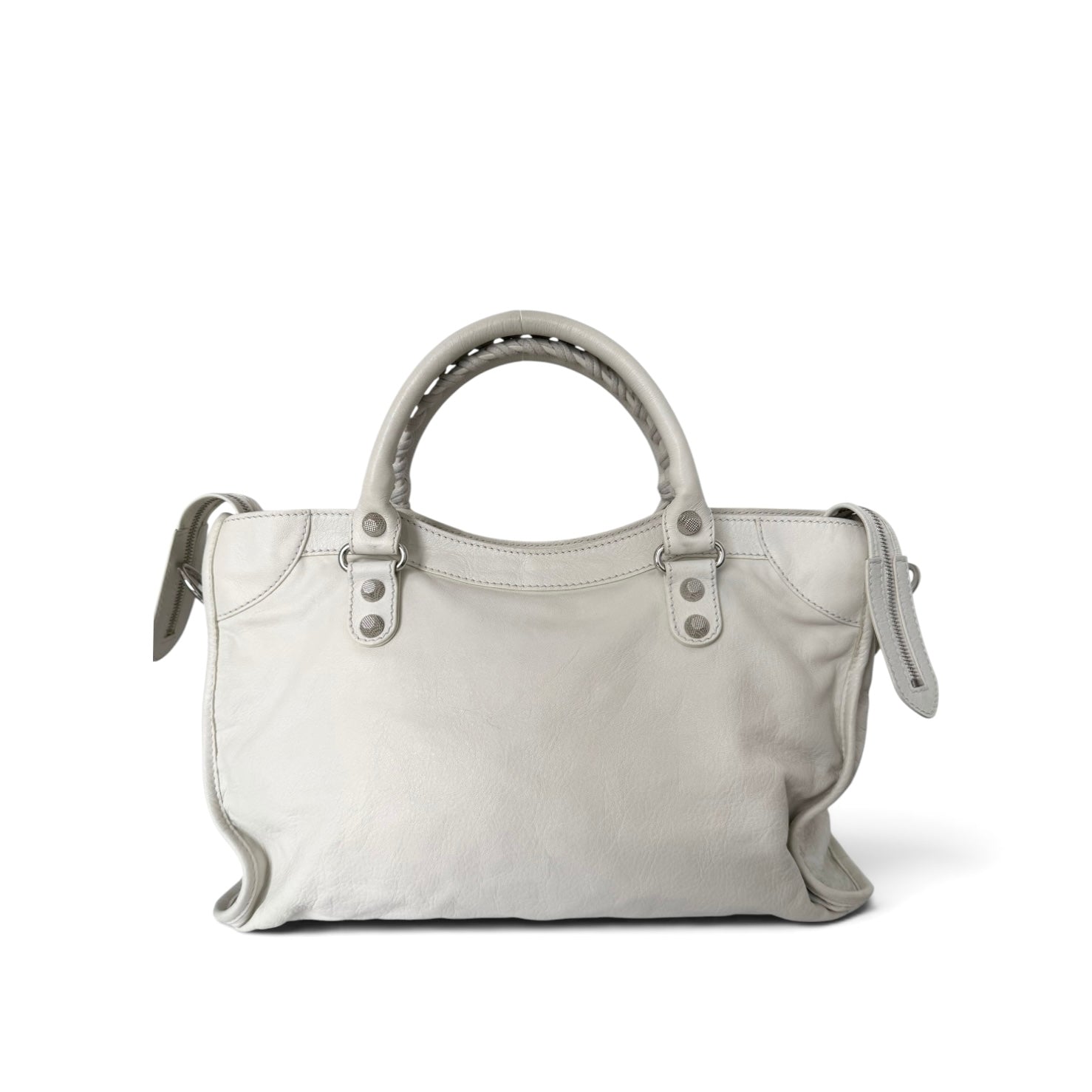 Balenciaga Le City Bag Medium Off White