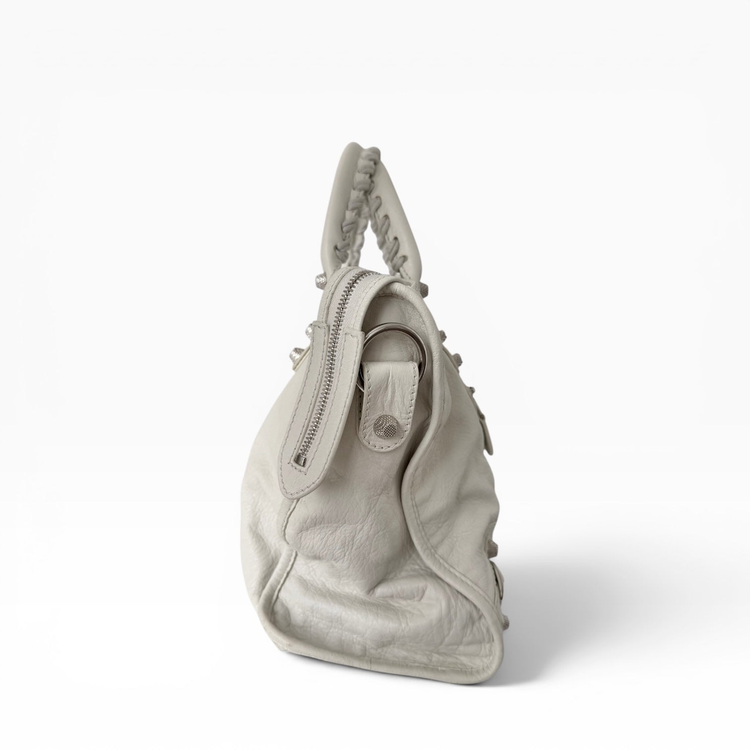 Balenciaga Le City Bag Medium Off White