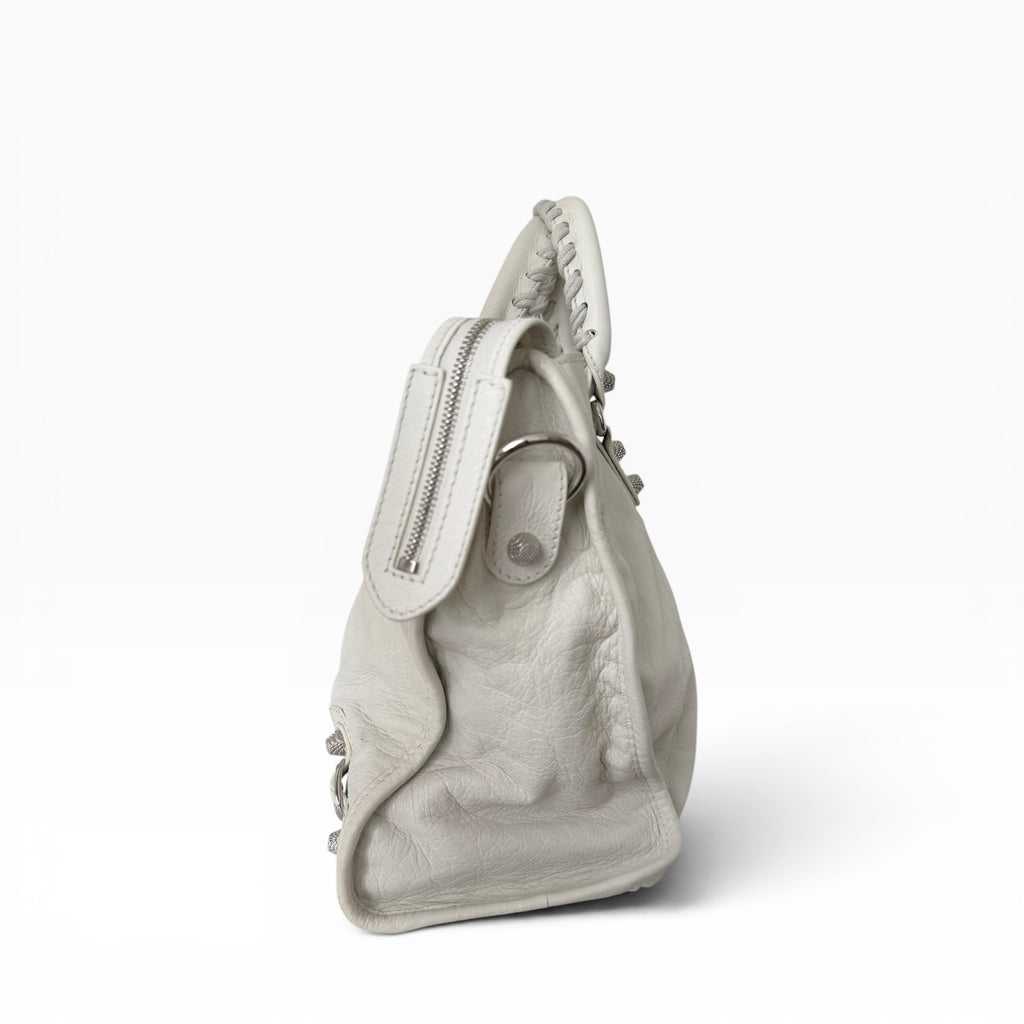 Balenciaga Le City Bag Medium Off White