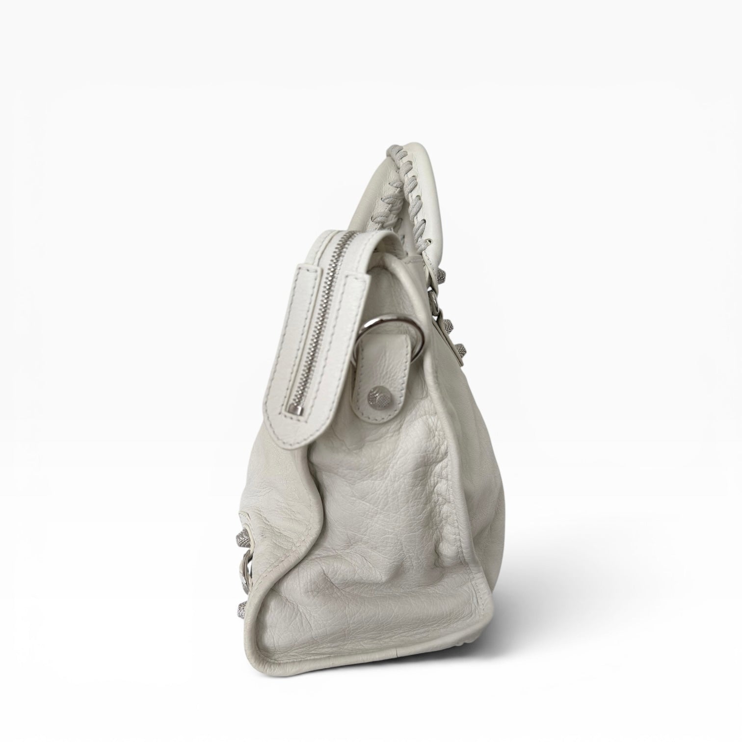 Balenciaga Le City Bag Medium Off White