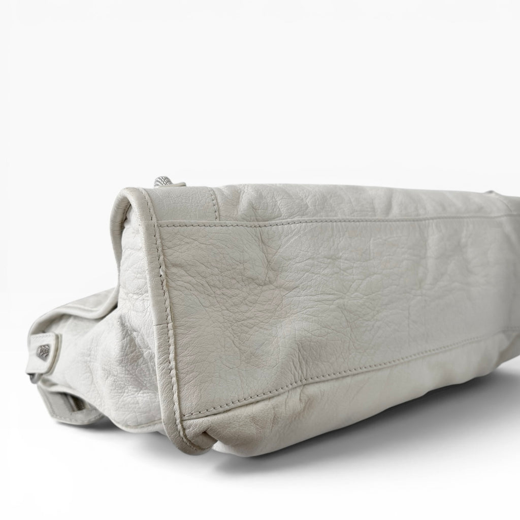 Balenciaga Le City Bag Medium Off White