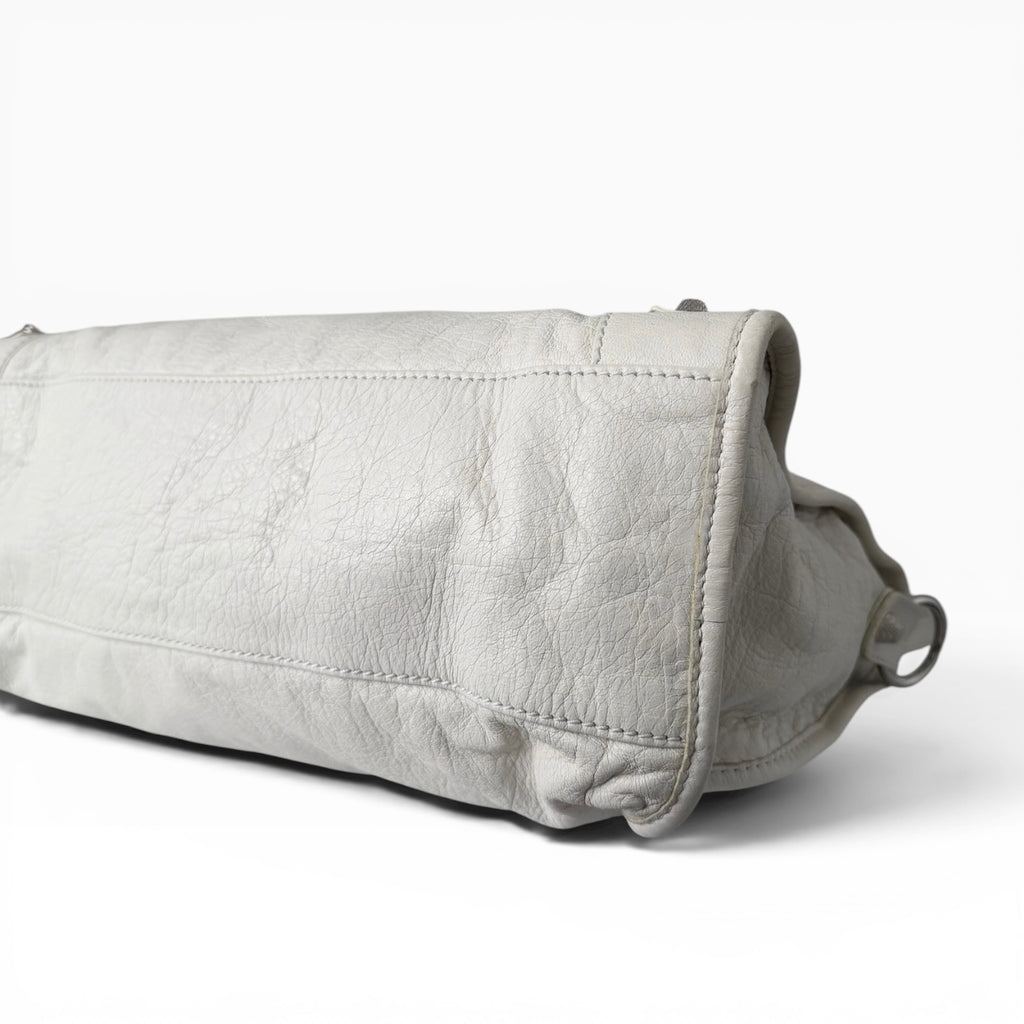 Balenciaga Le City Bag Medium Off White