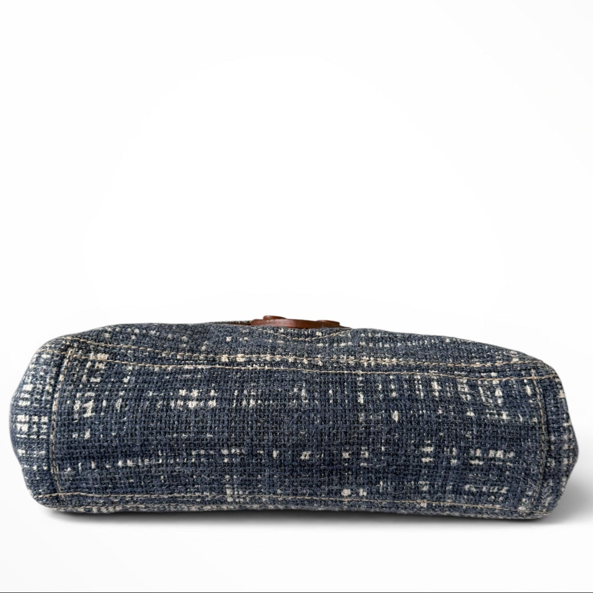 Prada Tela Tweed Flap Shoulder Bag