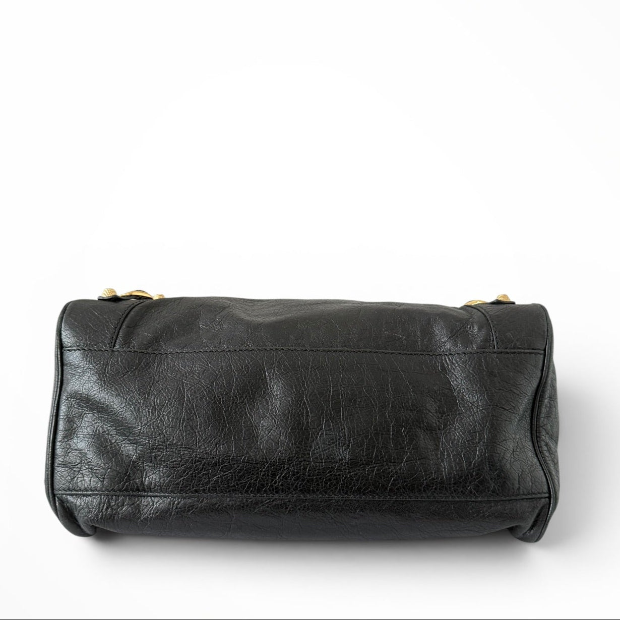 Balenciaga Giant 12 Velo Bag - Black Lambskin Leather with Gold Hardware
