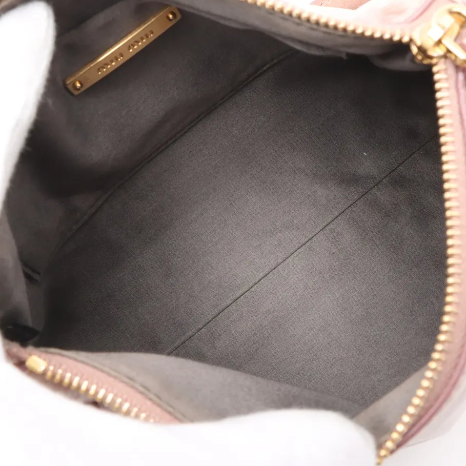 Miu Miu Pink Bow Shoulder Bag