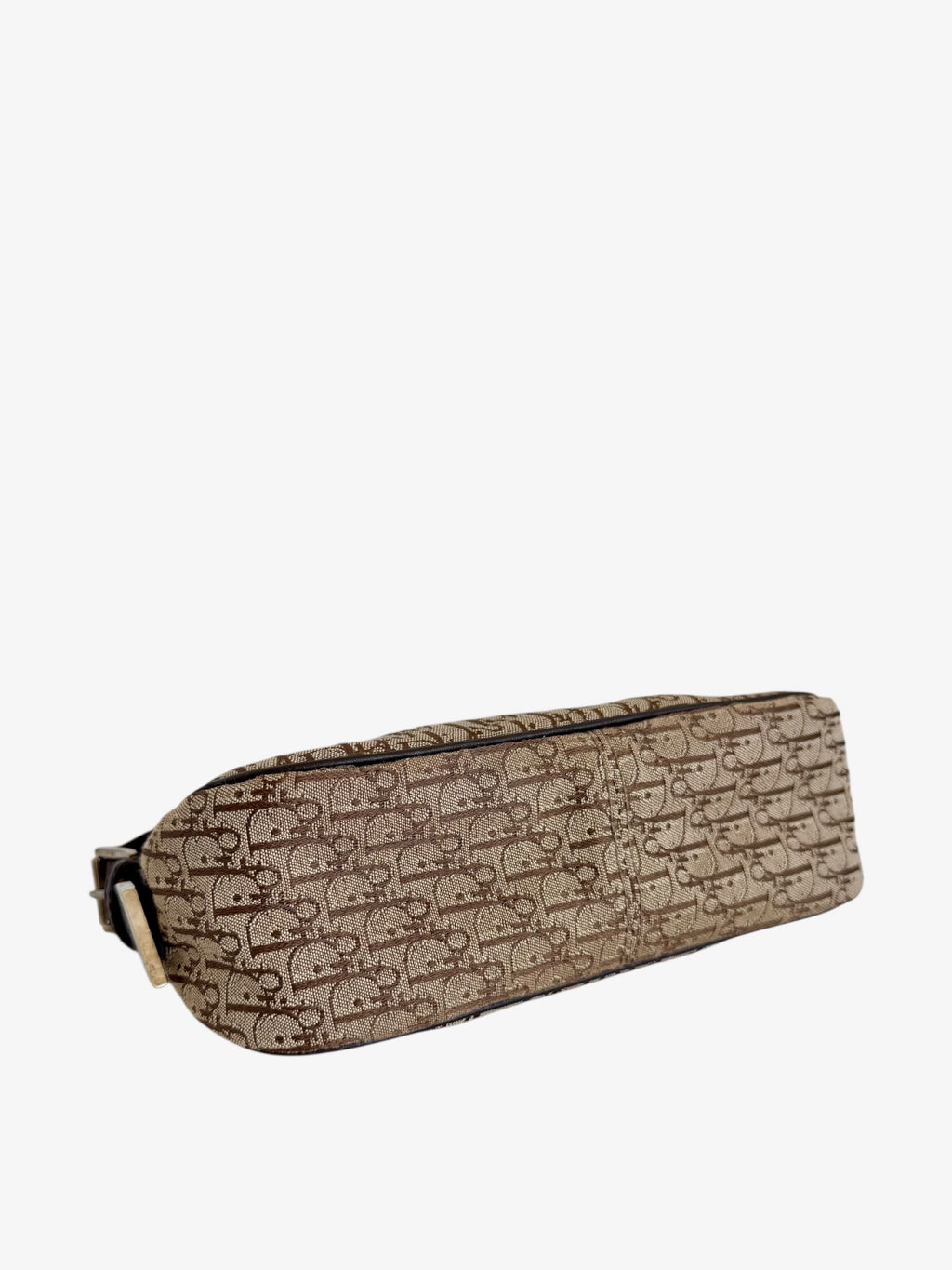 Christian Dior Trotter Street Chic Canvas & Leather Shoulder Bag