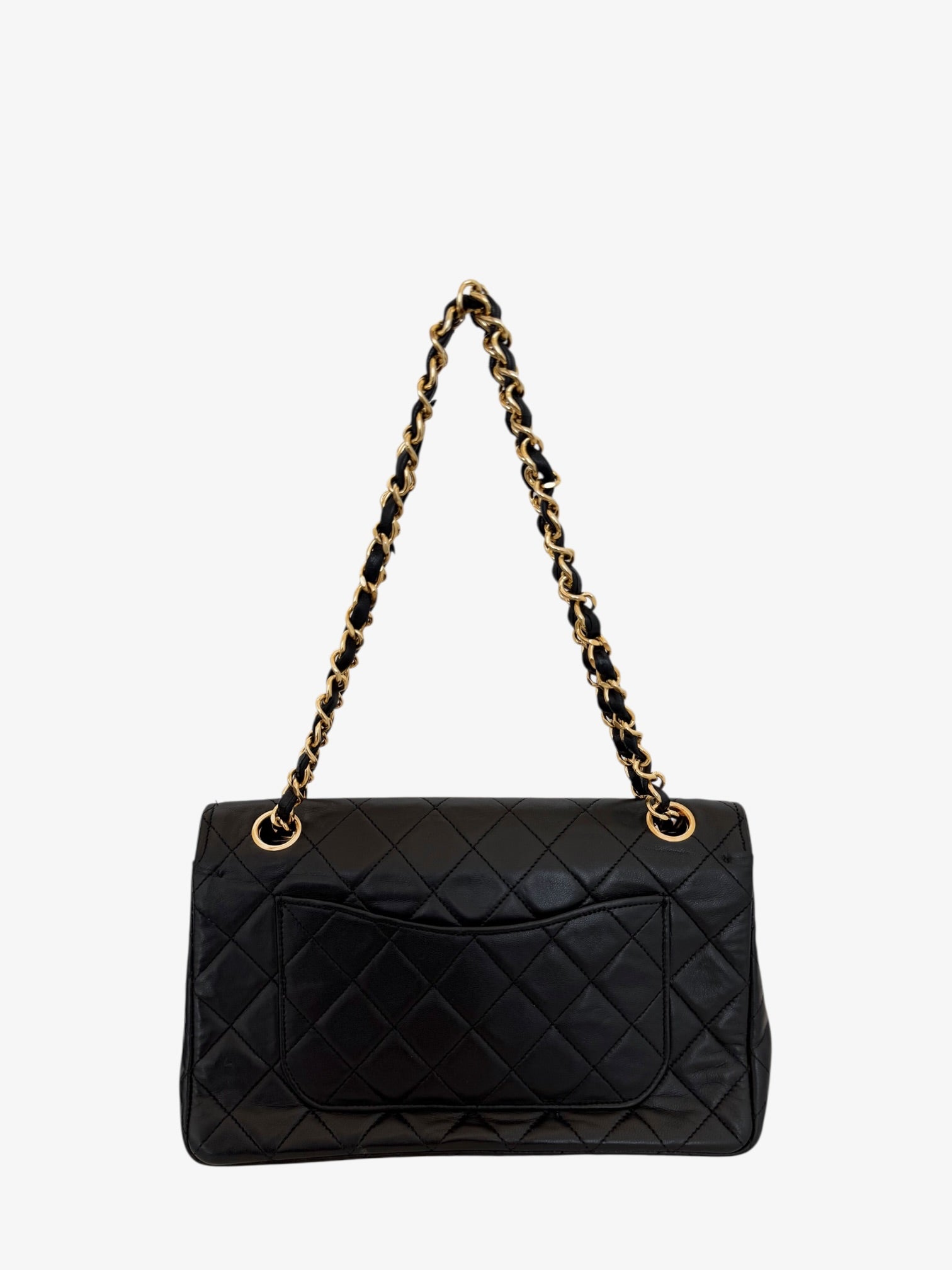 Chanel Matelassé Lambskin Double Flap Small Chain Shoulder Bag - 24 GPHW