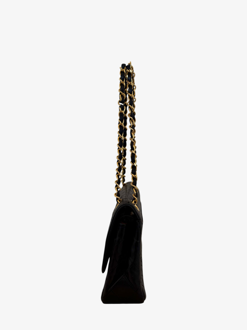 Chanel Matelassé Lambskin Double Flap Small Chain Shoulder Bag - 24 GPHW
