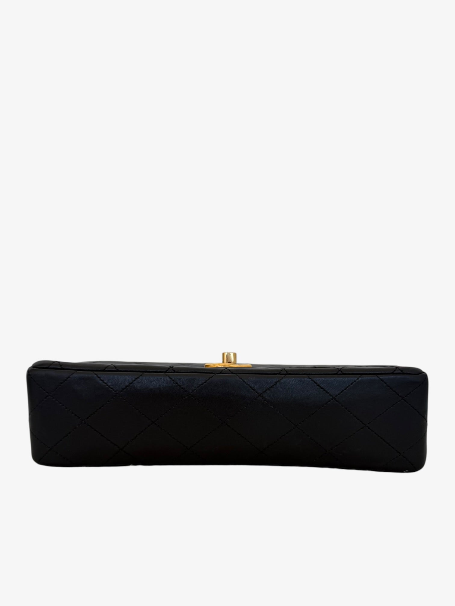 Chanel Matelassé Lambskin Double Flap Small Chain Shoulder Bag - 24 GPHW