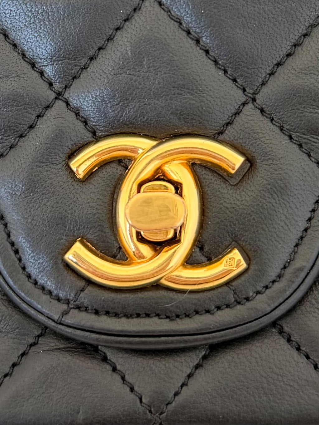 Chanel Matelassé Lambskin Double Flap Small Chain Shoulder Bag - 24 GPHW