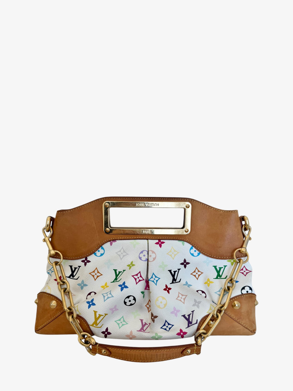Louis Vuitton Judy MM Multicolor Chain Shoulder Bag