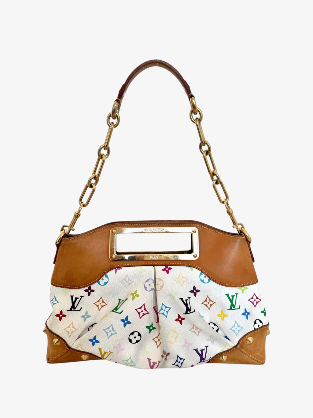Louis Vuitton Judy MM Multicolor Chain Shoulder Bag