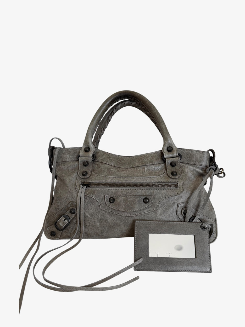 Balenciaga Classic The First Handbag Gray