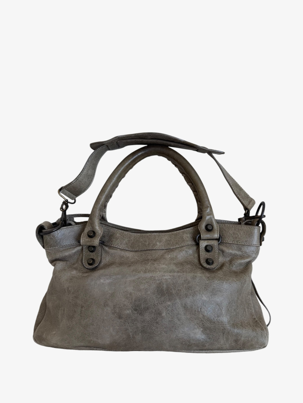 Balenciaga Classic The First Handbag Gray