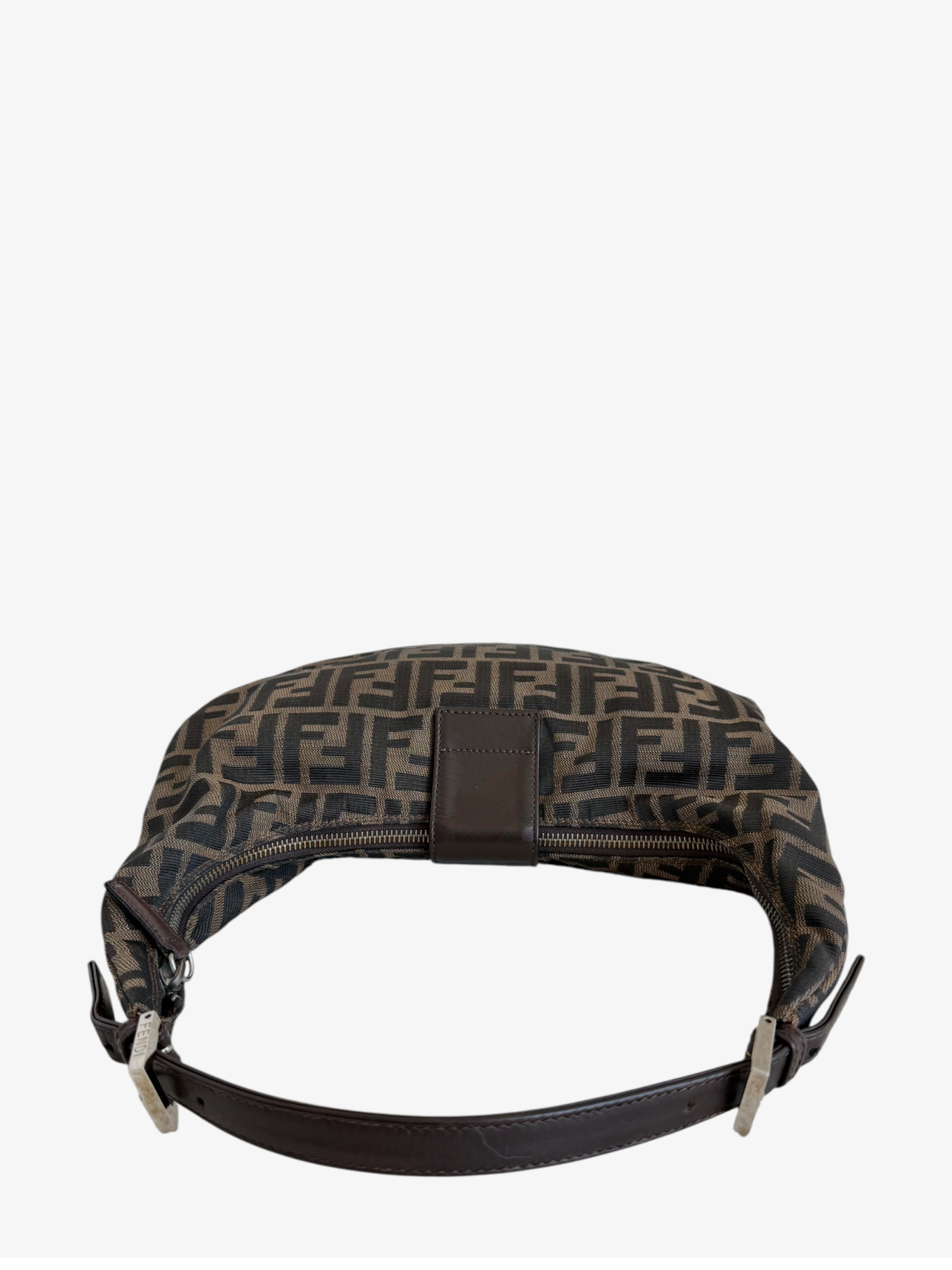 Fendi Zucca Croissant Shoulder Bag
