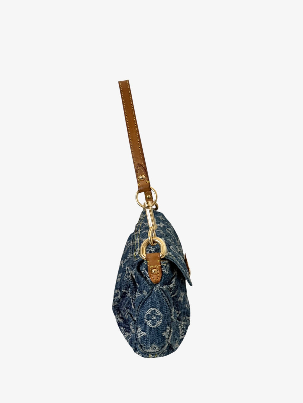 Louis Vuitton Denim Mini Pleaty Shoulder Bag