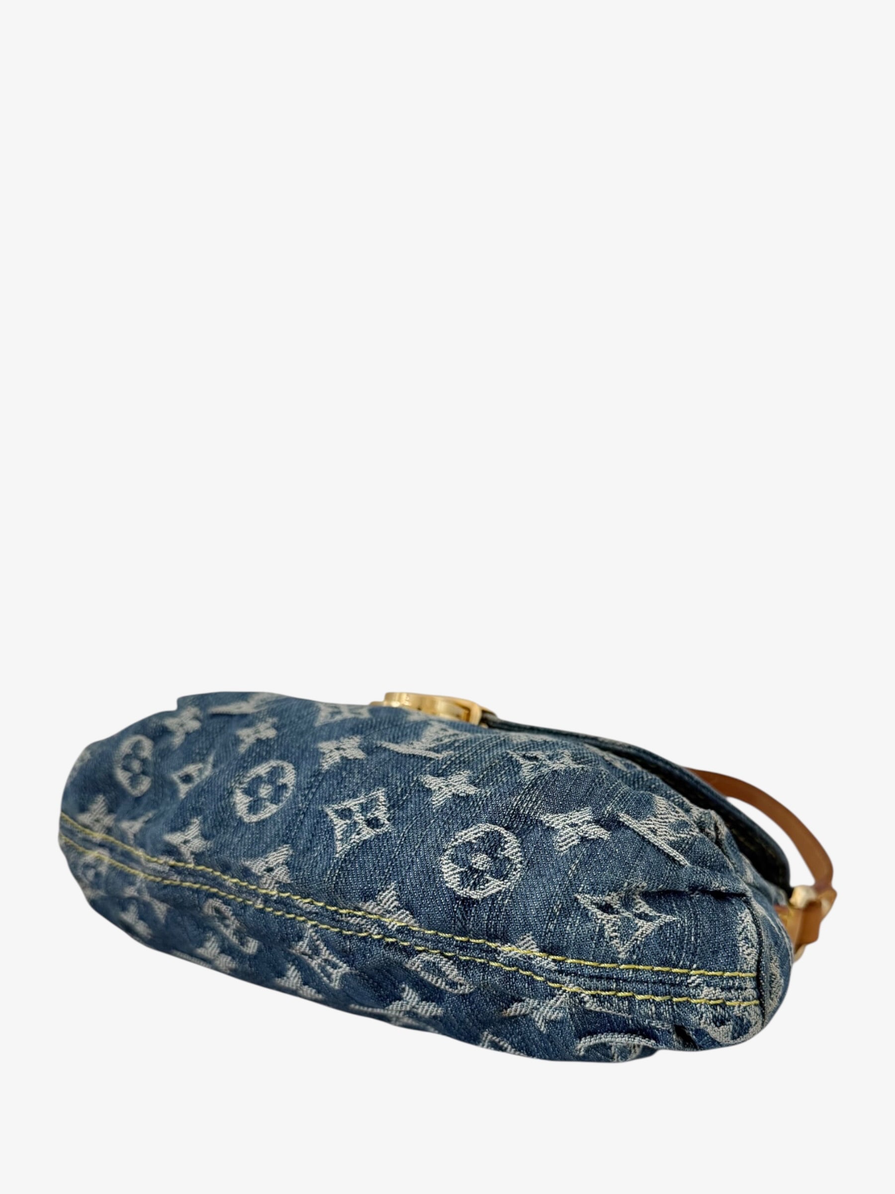 Louis Vuitton Denim Mini Pleaty Shoulder Bag