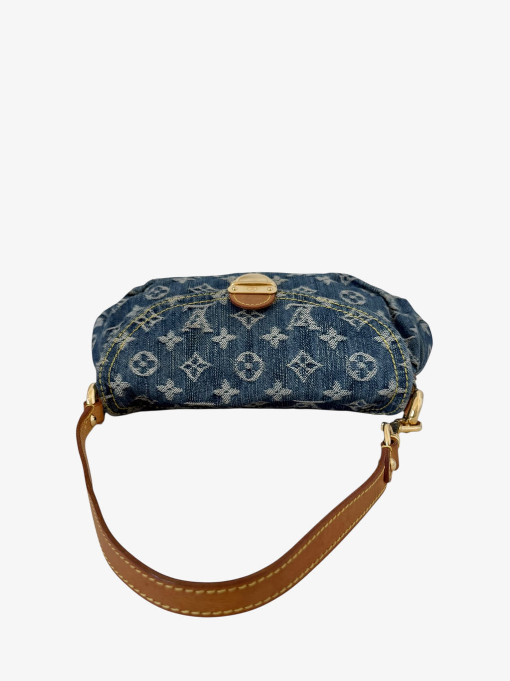 Louis Vuitton Denim Mini Pleaty Shoulder Bag