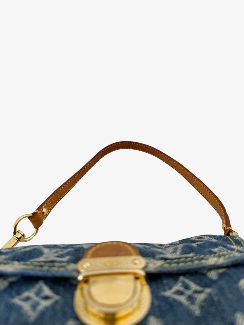 Louis Vuitton Denim Mini Pleaty Shoulder Bag