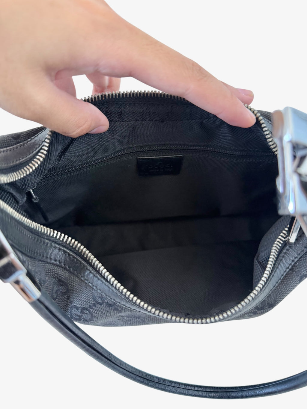Gucci GG Canvas Hobo Shoulder Bag