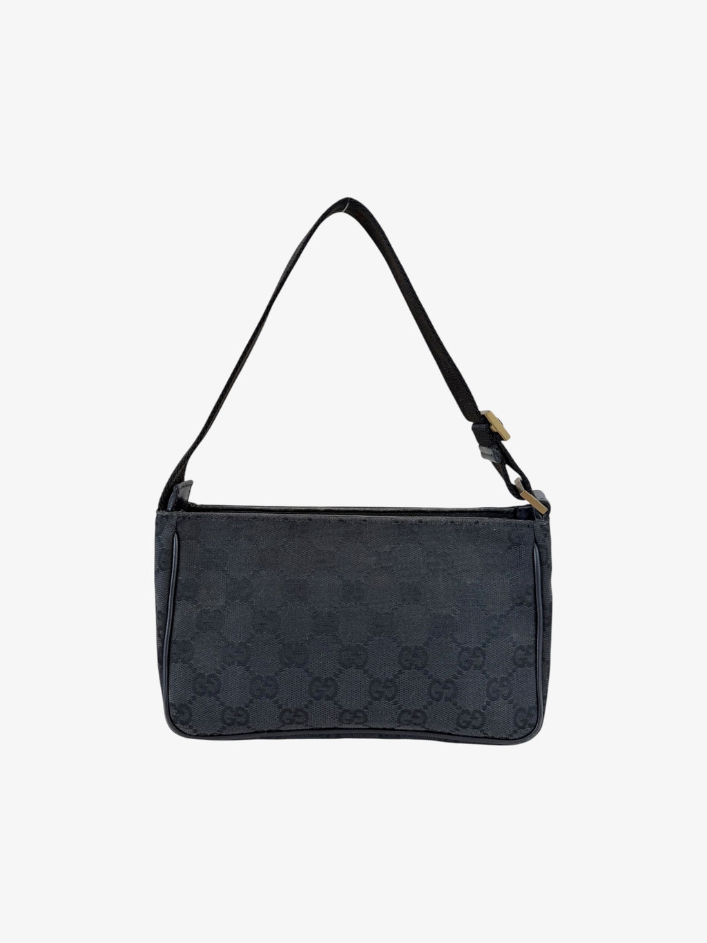 Gucci GG Canvas Shoulder Bag Black