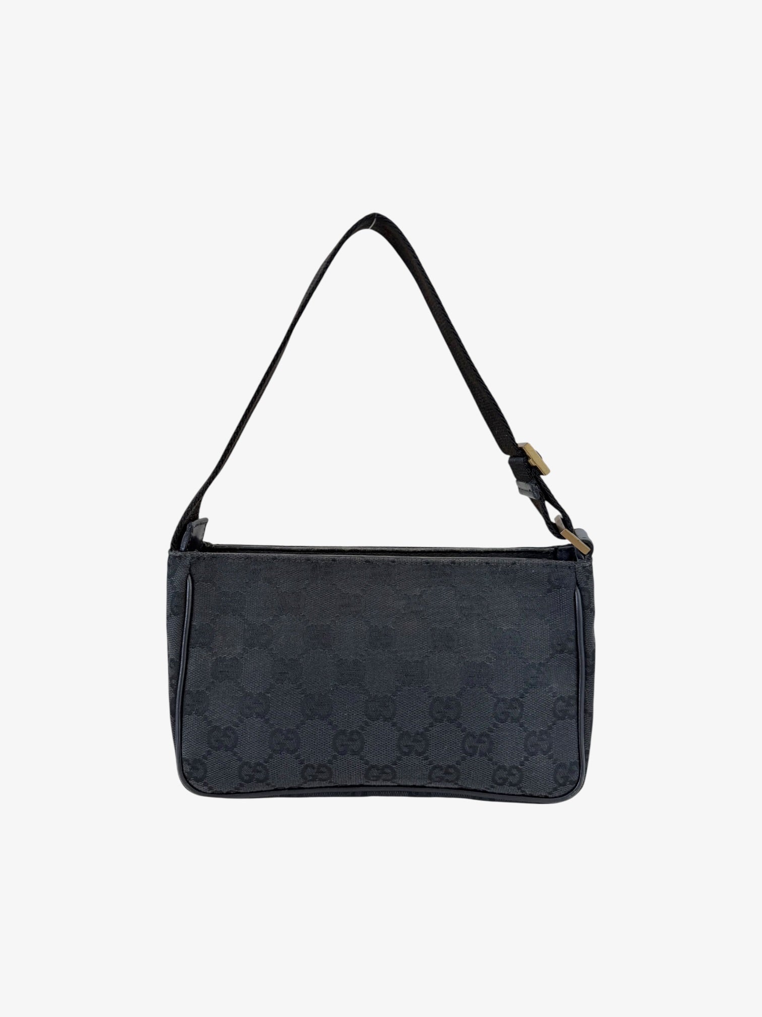 Gucci GG Canvas Shoulder Bag Black