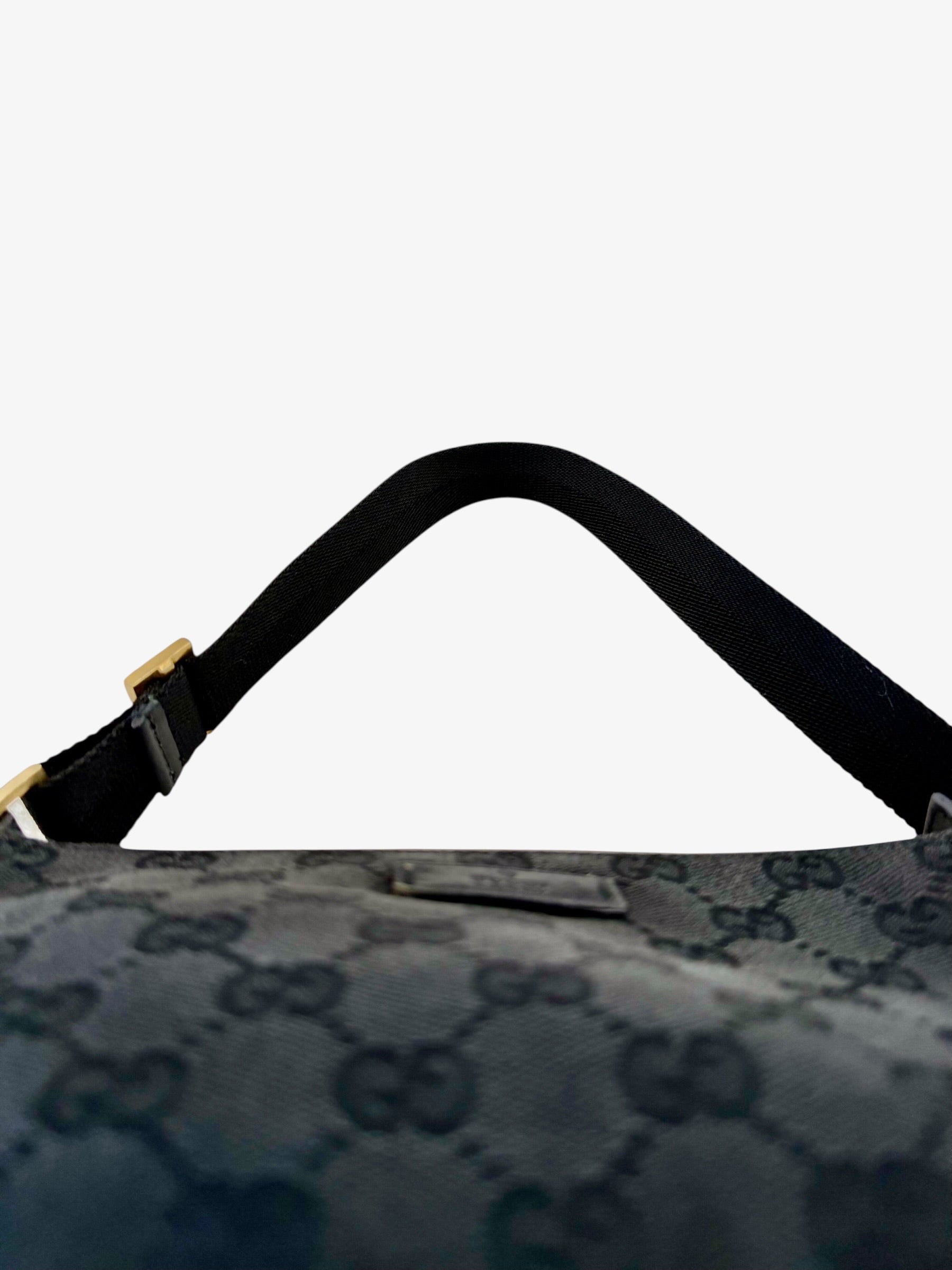 Gucci GG Canvas Shoulder Bag Black