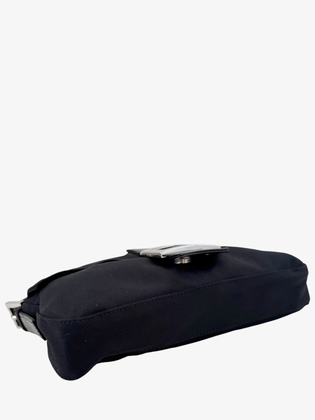 Fendi Zucca Neoprene Baguette Bag Black