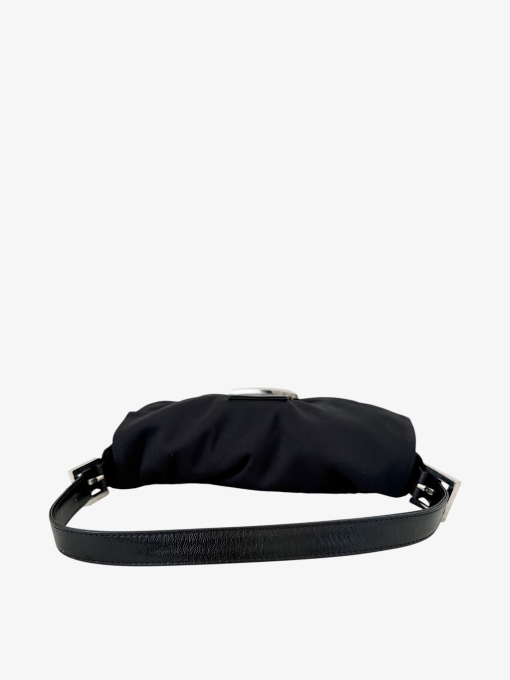 Fendi Zucca Neoprene Baguette Bag Black