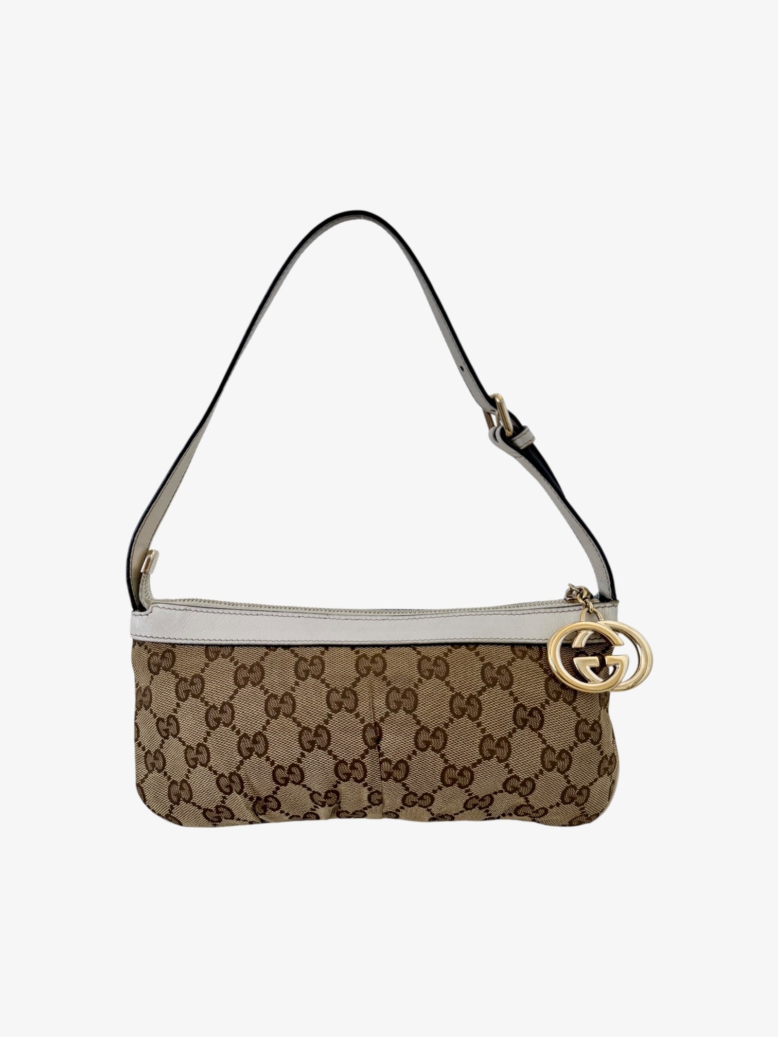 Gucci GG Canvas Interlocking G Pochette Bag