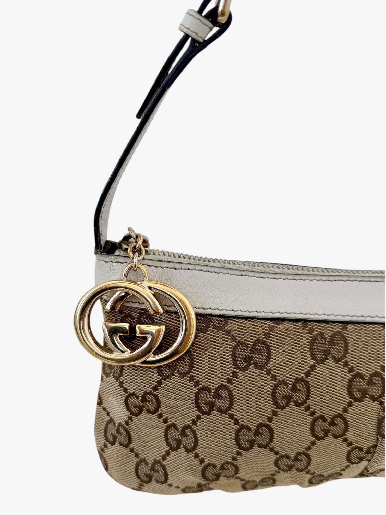 Gucci GG Canvas Interlocking G Pochette Bag