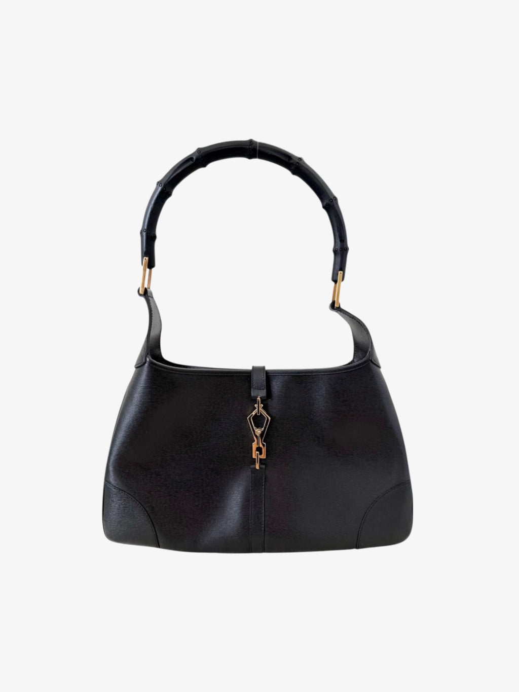 Gucci Bamboo Handle Jackie Leather Bag