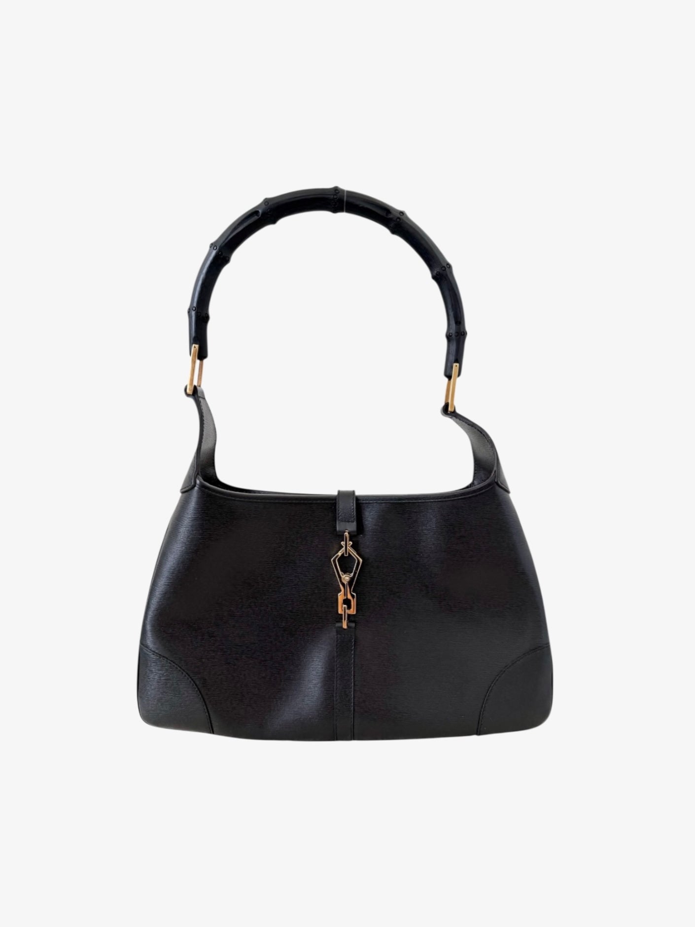 Gucci Bamboo Handle Jackie Leather Bag