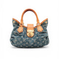 Louis Vuitton Monogram Denim Pleaty Handbag