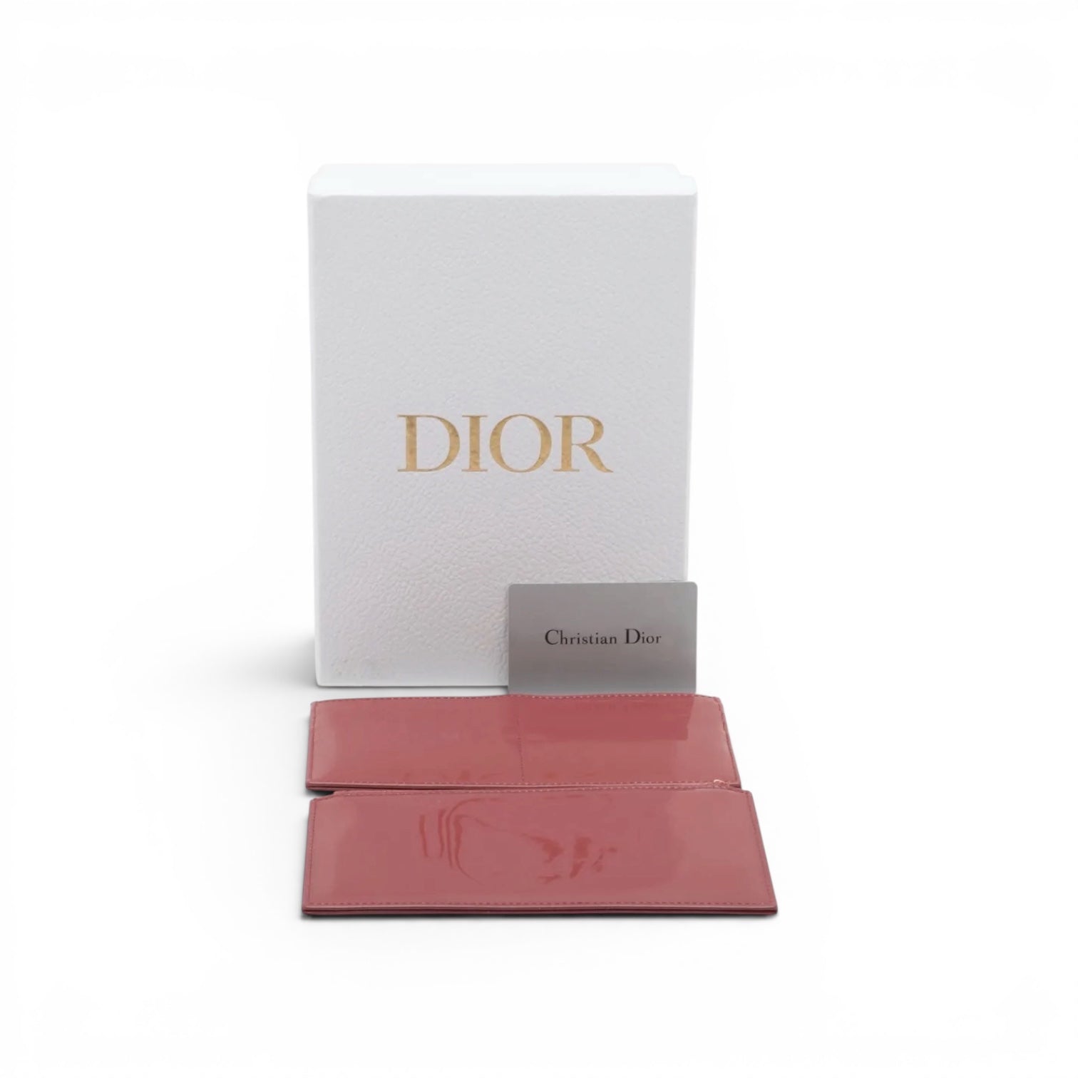 Christian Dior Patent Cannage Pouch with Chain