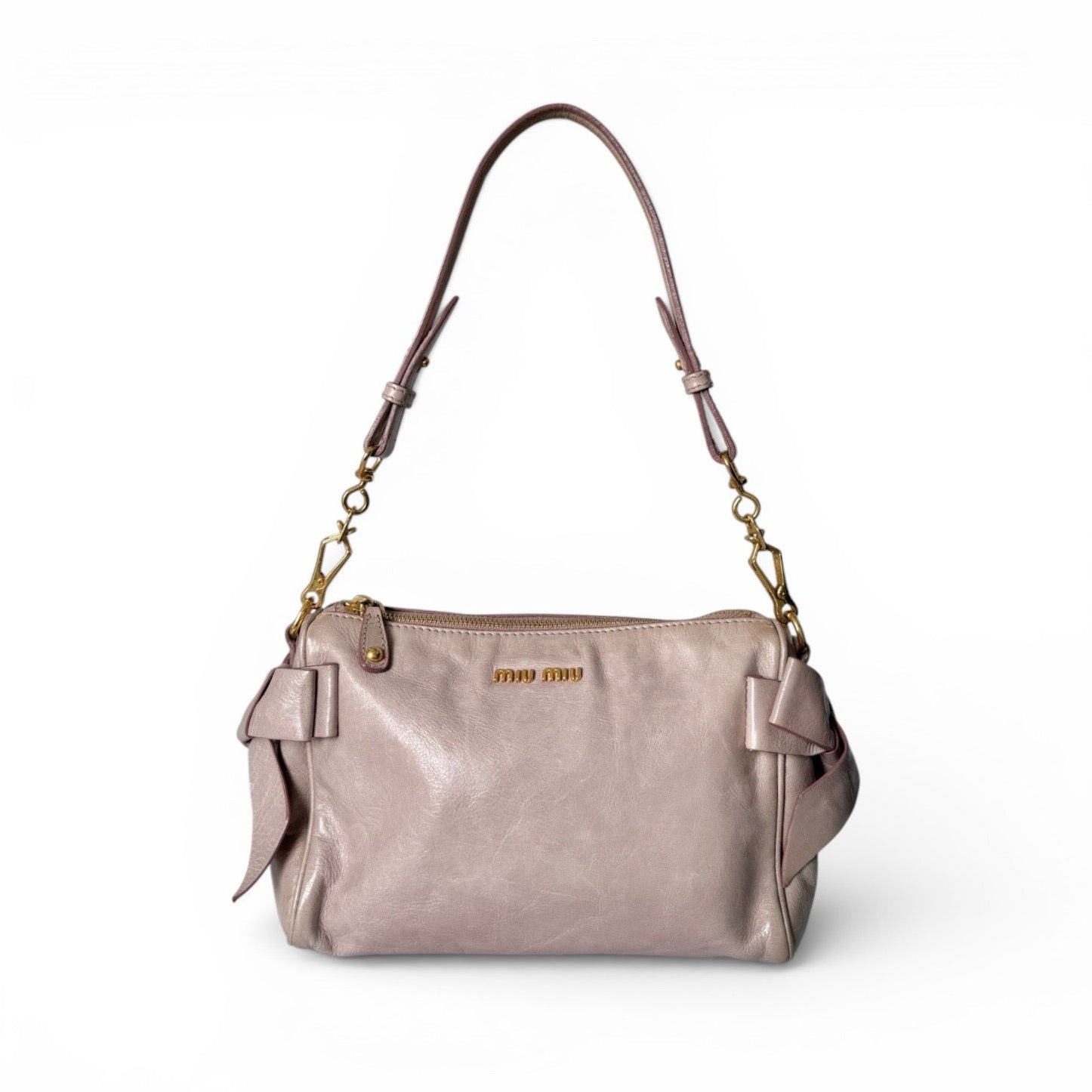 Miu Miu Pink Bow Shoulder Bag